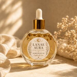 Sacred Bloom 2 oz body oil by Lanae Aura Co.